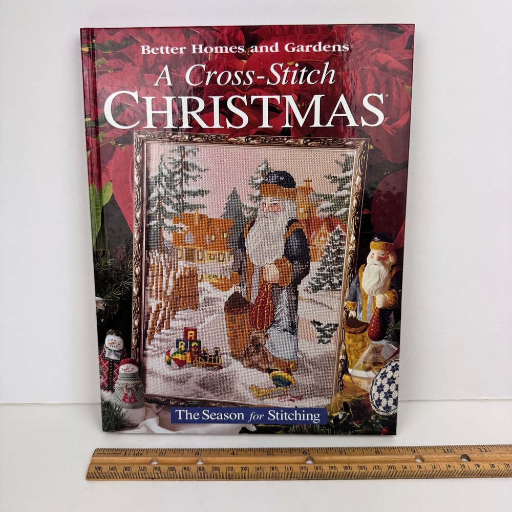 Vtg 98 Better Homes Gardens Cross Stitch‎ Christmas Season for Stitching Book